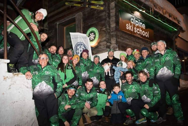 Zermatt ski school team