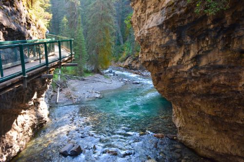Johnston canyon river