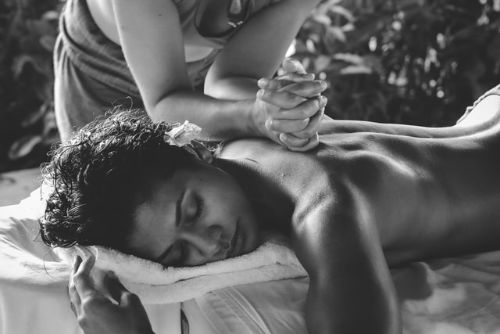 Spa B&W Photo